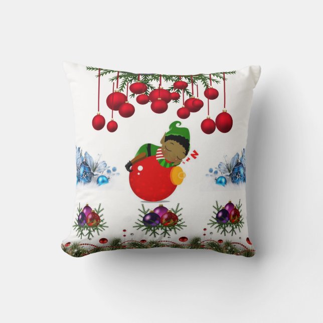 Coussin Jeter l'oreiller Noël (Recto)