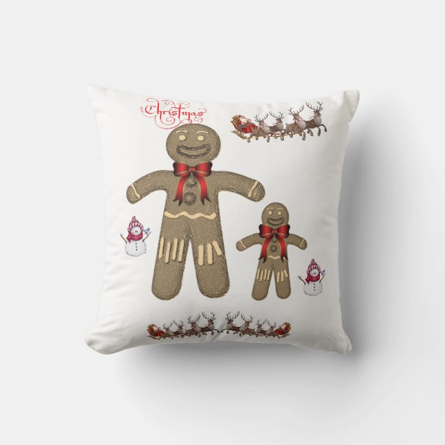 Coussin Jeter l'oreiller Noël (Recto)