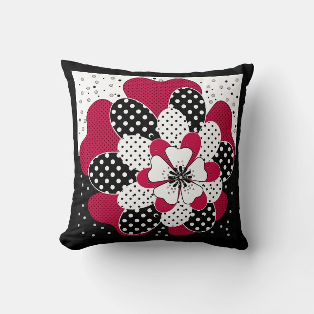 Coussin Jeter l'oreiller patchwork Abstrait de quilting pa (Recto)