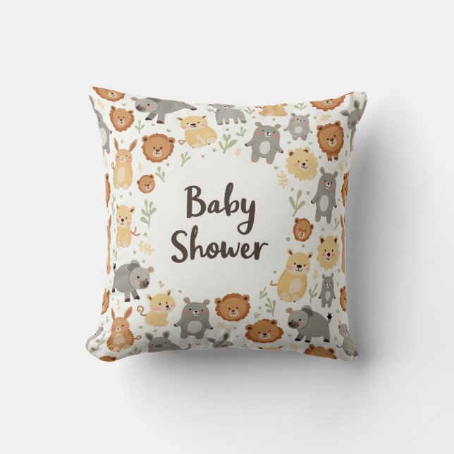 Coussin Jeter l'oreiller pour le Baby shower (Recto)