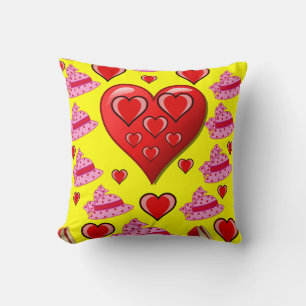 Coussin Jeter l'oreiller Saint-Valentin