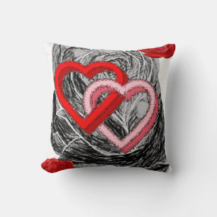 Coussin Jeter l'oreiller Saint-Valentin