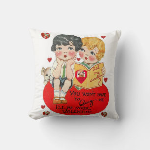 Coussin Jeter l'oreiller Saint-Valentin