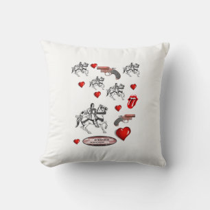 Coussin Jeter l'oreiller Saint-Valentin