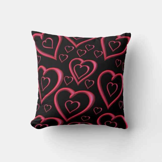 Coussin Jeter l'oreiller Saint-Valentin (Recto)