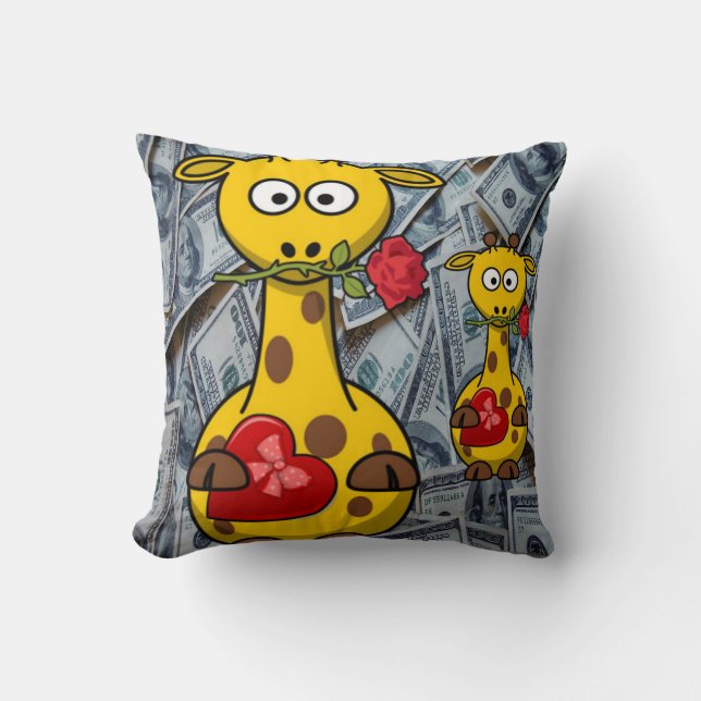 Coussin Jeter l'oreiller Saint-Valentin (Recto)