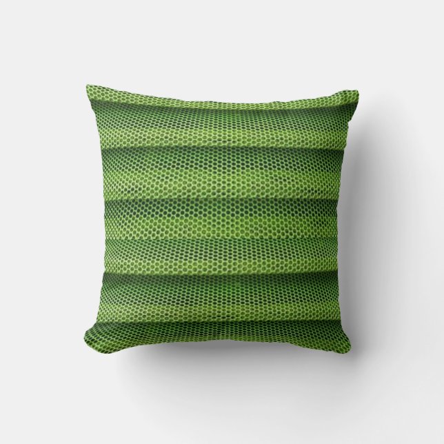Coussin Jeter l'oreiller vert (Recto)