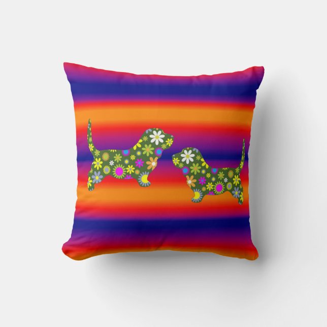 Coussin Jeter Oiseau d'oreiller (Recto)