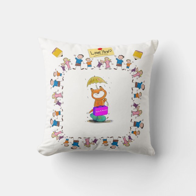 Coussin Jeter Pillow Feline Cat Spay et Neuter (Recto)
