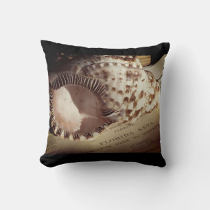 Coussin Jeter Pillow Florida Keys avec Shell