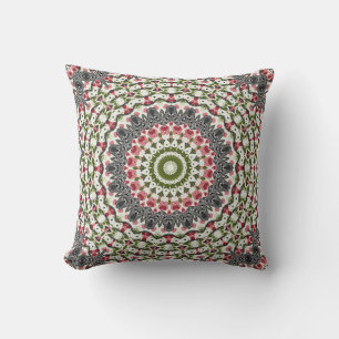 Coussin Jeter Pillow Mandala ronde motif kaléidoscope