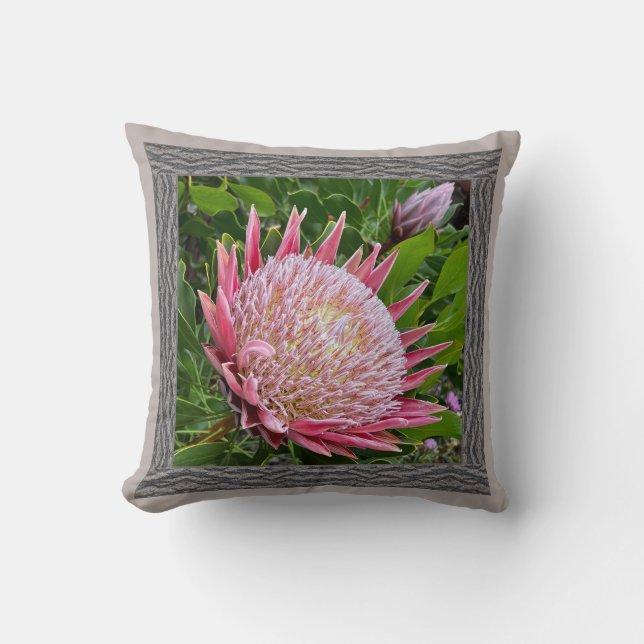 Coussin Jetez l'oreiller avec la tétine rose (Recto)