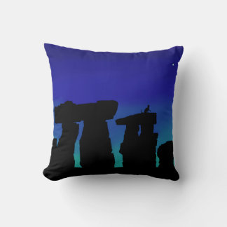 Coussin Jetez l'oreiller Kitty sur la henge