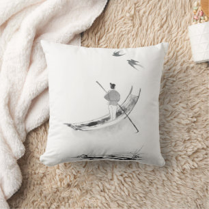 Coussin Jetez l'oreiller, lancez l'oreiller 16" x 16"
