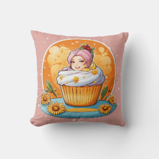 Coussin Jetez l'oreiller, lancez l'oreiller 16" x 16"