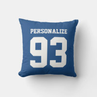 Jeu bleu personnalisé numéro de maillot extérieur 