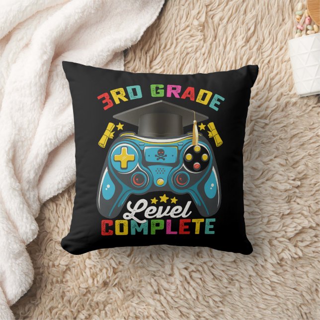 Coussin Jeu de 3e année de niveau complet Gamer (Couverture)