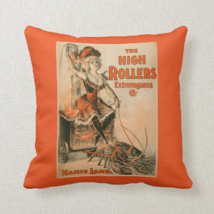Coussin Jeu de "agneau de Mamie" de fantaisie de flambeurs