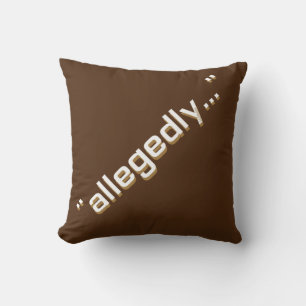 Coussin Jeu de mots ironique ironique sarcastique