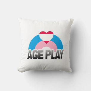 COUSSIN JEU DE RÔLE SUR L'ÂGE ARC-EN-CIEL