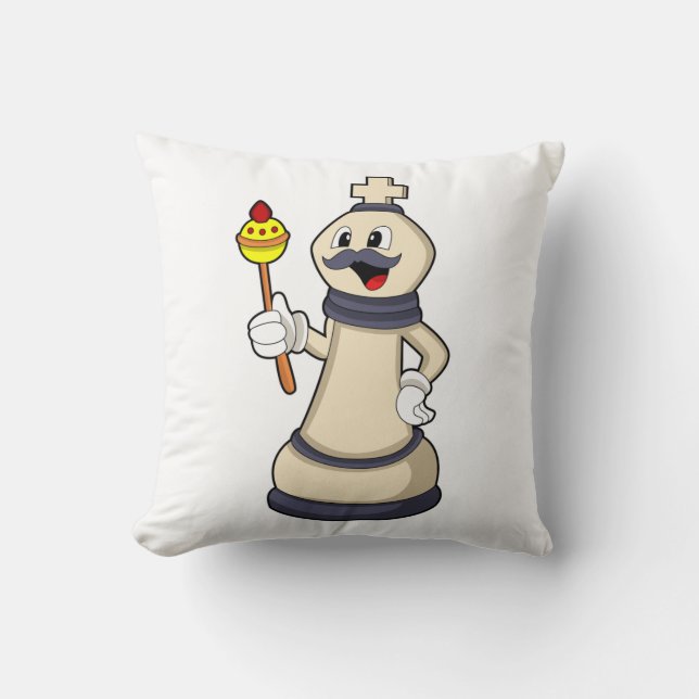 Coussin Jeu d'échecs King à Chess.PNG (Recto)