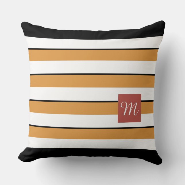 Coussin Jeu d'oreiller à projecteur d'or moderne (Recto)