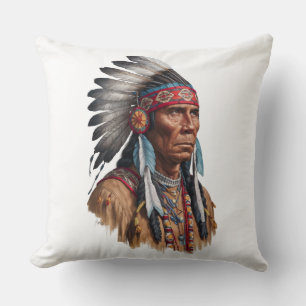 Coussin Jeu d'oreiller - Amérindiens
