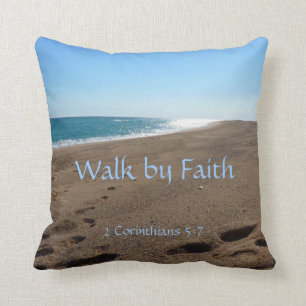 Coussin Jeu d'oreiller de citation de foi