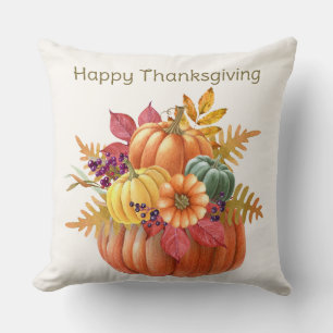 Coussin Jeu d'Oreiller des Citrouilles de Thanksgiving