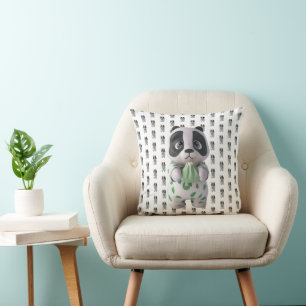 Coussin Jeu d'oreiller - Panda