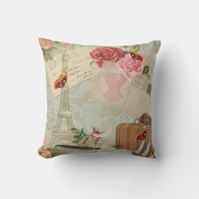 Coussin Jeu d'oreiller/Paris (Recto)