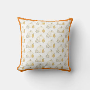 Coussin Jeu d'oreiller - Trio Citrouille