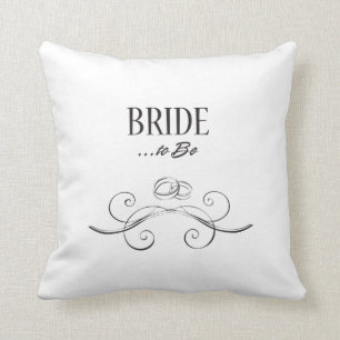 Coussin Jeune mariée à être conception de remous