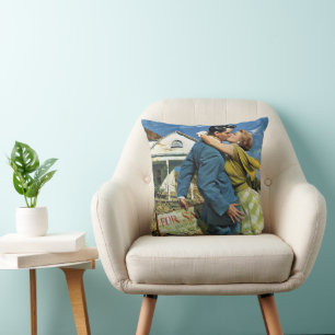 Coussin Jeunes mariés : Amour et Romance Vintage achètent 