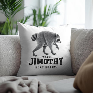 Coussin Jimothy Raton Laveur Viral Drôle Trash Panda Faune