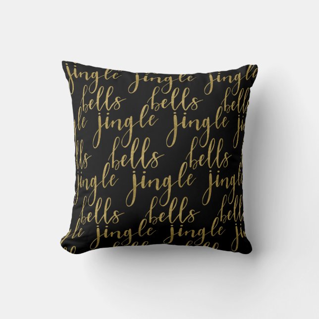 Coussin JINGLE BELLS / OH CE QUI S'AMUSENT Double face N'I (Recto)