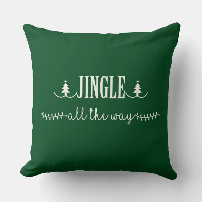 Coussin Jingle Tout Le Chemin (Recto)
