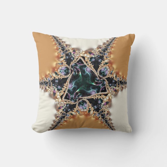 Coussin Joaillerie Fractale Satin Twist Cushion (Recto)