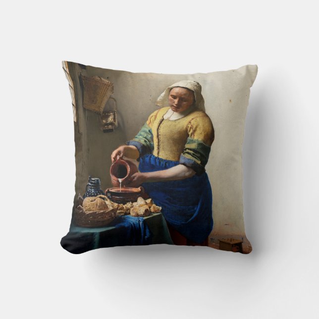 Coussin Johannes Vermeer - La Milkmaid (Recto)