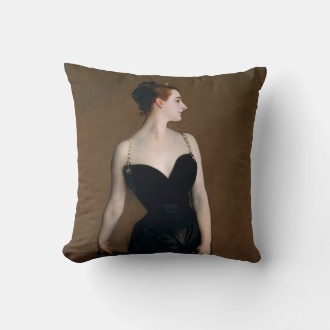 Coussin John Singer Sargent Madame X Classic Portrait (Recto)