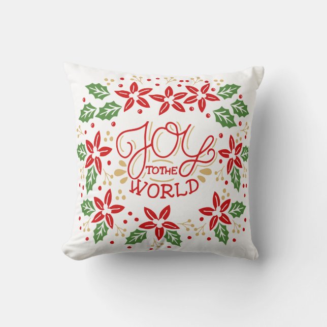 Coussin Joie à l'Oreiller du monde (Recto)