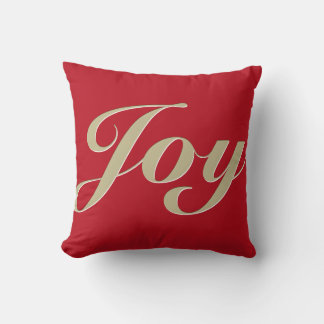Coussin Joie dans la canneberge vintage