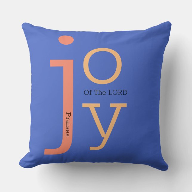 Coussin Joie De L'Eternel (Recto)