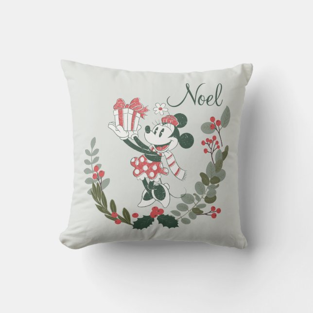 Coussin Joie de Noël | Minnie Noel (Recto)