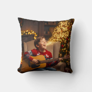 COUSSIN JOIE MONDE THÈME DE NOËL OU TOUT MOMENT HEUREUX
