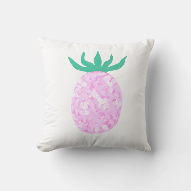 Coussin Joli Ananas Rose (Recto)