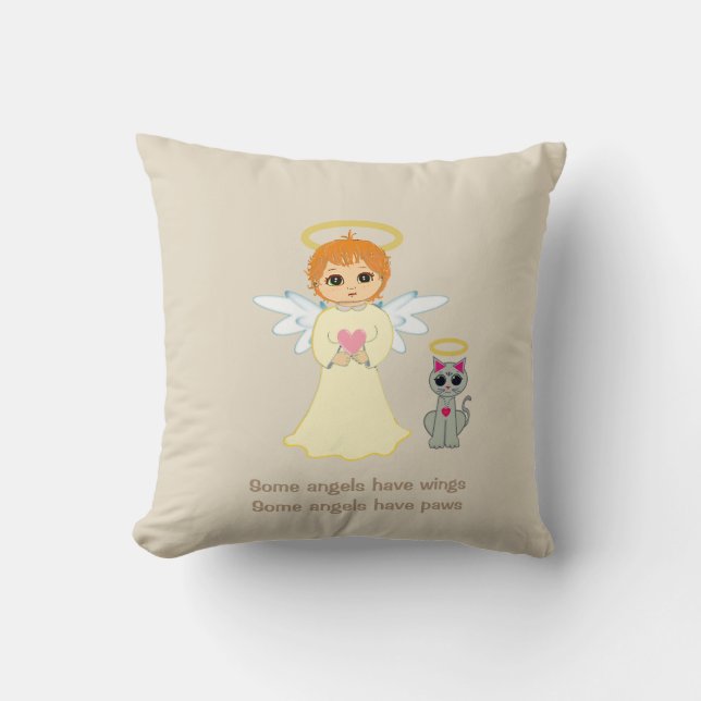 Coussin Joli Ange de Mode (Recto)
