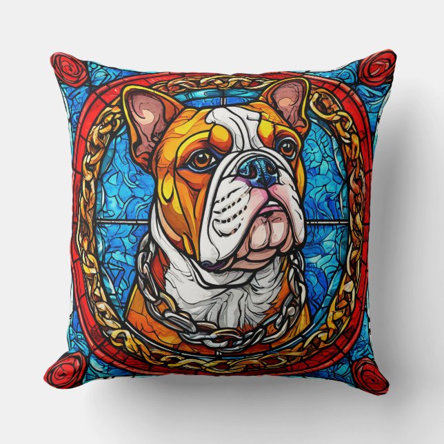 Coussin Joli Bouledogue (Recto)