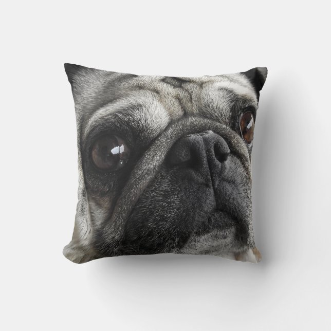 Coussin Joli CARLIN pour animaux de compagnie photo- adora (Recto)