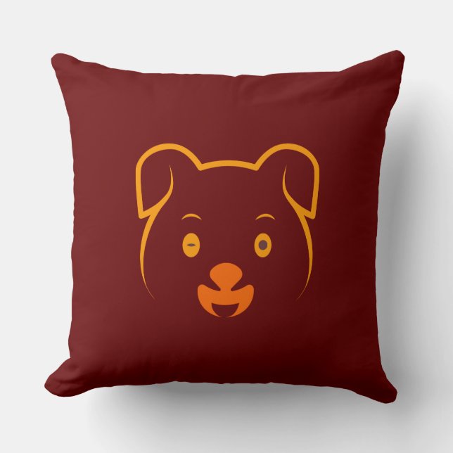 Coussin Joli chiot (Recto)